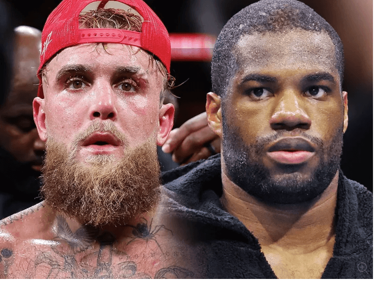 American Jake Paul (left), has his image lined up alongside heavyweight champion Daniel Dubois (right) in file photo. Paul gets title fight, rematch offers from Dubois, Beterbiev, Fury