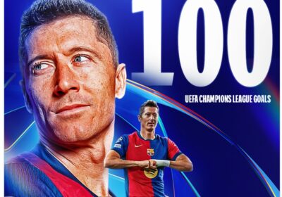 Lewandowski in top 5 players with most Champions League as Ronaldo atop