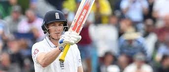 England's Harry Brook, in black helmet and white shirt, gets ready for a shot in file photo. Brook rises to second in Test batting rankings