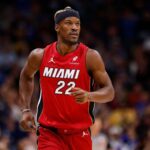 Miami Heat forward Jimmy Butler (22) is a target of trade rumors in league circles. Butler prefers Suns, Mavs, Rockets, Dubs as next landing spots