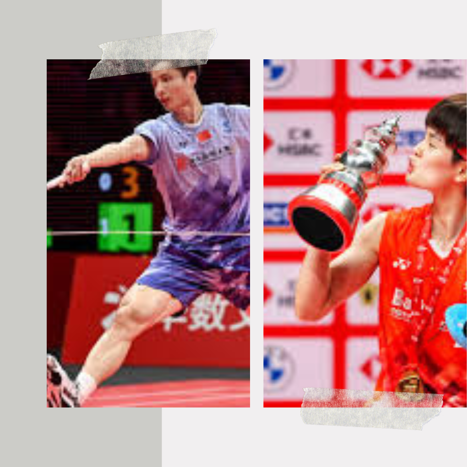 Shi Yu Qi (left) and Wang Zhiyi (right) made host China proud in their final matches in Hangzhou on Sunday. Shi, Wang, mixed doubles duo win BWF World Tour Finals titles