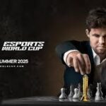 GM Magnus Carlsen makes a move as he is featured in an Esports World Cup promotional poster. Esports World Cup to bring 'exciting' online chess in 2025 edition