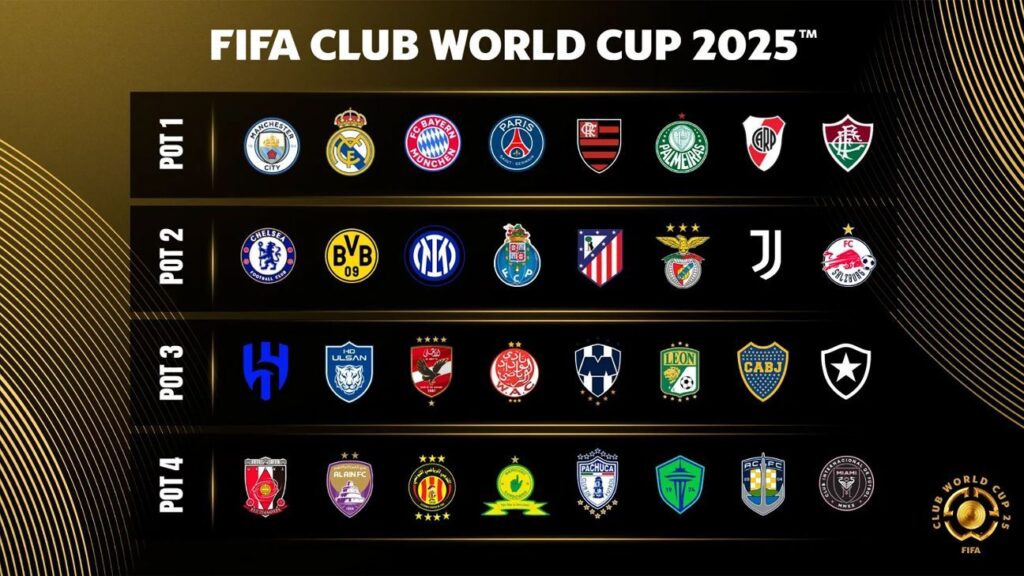 FIFA Club World Cup 2025 Draw results