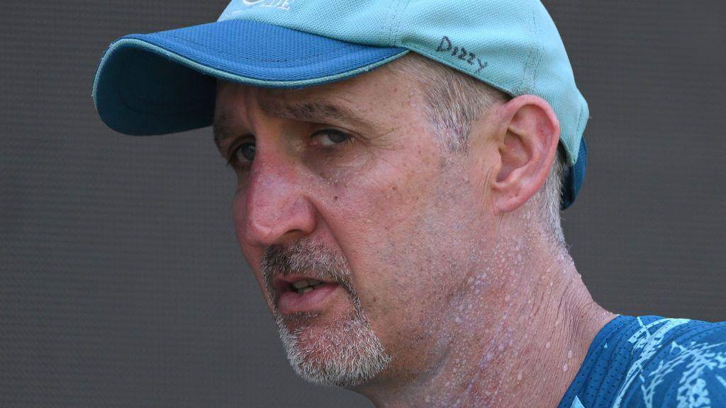 Coach Jason Gillespie is all focused during a match in file photo. Gillespie resigns as Pakistan coach after Nielsen deal not renewed