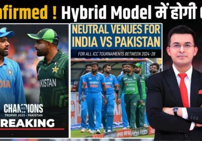 Images of India and Pakistan cricketers ( left and middle) and an unidentified executive (right) are featured in a photo confirming the hybrid model arrangement for both teams. ICC formalizes neutral venue setup for Pakistan-India matches