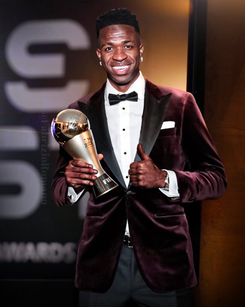 Vinicius Jr won FIFA The Best 2024