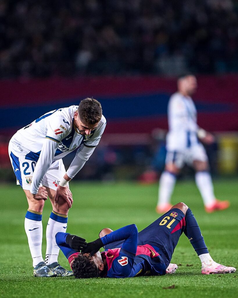 Yamal to miss out a month after injury during Barcelona defeat at Leganes