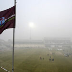 A fog prevails over the skies in Multan where the first test of the Pakistan vs West Indies match is scheduled on Friday. Pakistan vs West Indies Test delayed due to high pollution levels