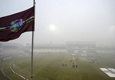 A fog prevails over the skies in Multan where the first test of the Pakistan vs West Indies match is scheduled on Friday. Pakistan vs West Indies Test delayed due to high pollution levels