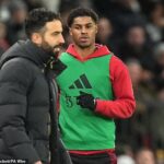 Rashford has fallen out of favorite under new boss Ruben Amorim at Man United