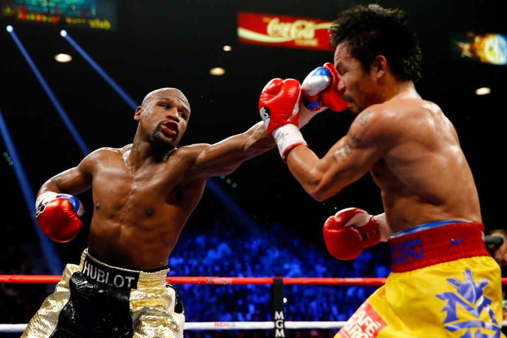 The fight of century was between Mayweather and Manny Pacquiao, both are considered greatest boxers of all-time