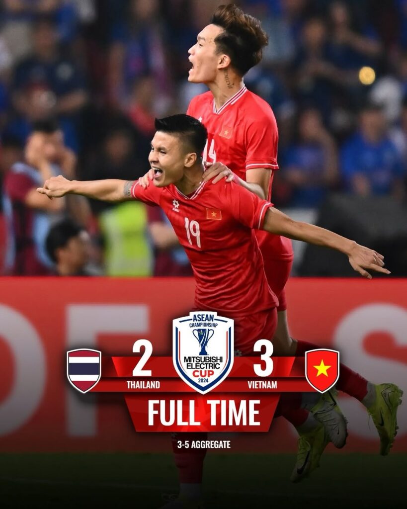 Vietnam created never-before records after historic victory at Thailand