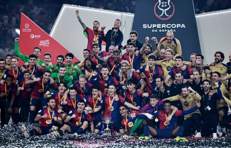 Barcelona beat Real Madrid in the Spanish Super Cup 2025 