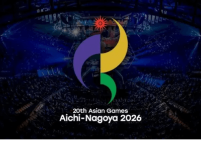 The logo of the 2026 Asian Games in Japan is featured in file photo. 2026 Asian Games unveils 11 esports medal events up for grabs