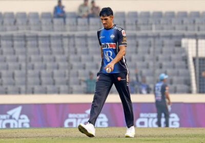 Left-arm Pacer Akif Javed walks in the pitch at a match in file photo. Javed gets Pakistan slot to tri-nation ODI series, replaces Rauf