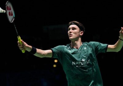 Denmark's Viktor Axelsen takes a shot at a recent match in file photo. Axelsen excited for 'Asian' vibe in Birmingham