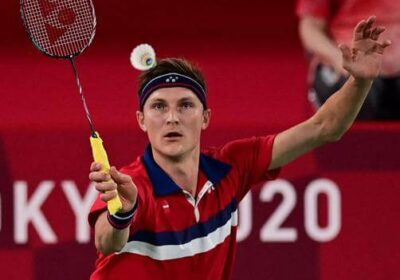 Denmark's Viktor Axelsen hits a shot in file photo. Axelsen calls for more rest days in between major tournaments