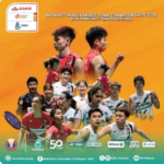 A promotional material featuring several shuttlers in the Asian Mixed Team C'ship 2025 is featured in the photo. India, Malaysia out to pounce on China in Asian Mixed Team C'ship