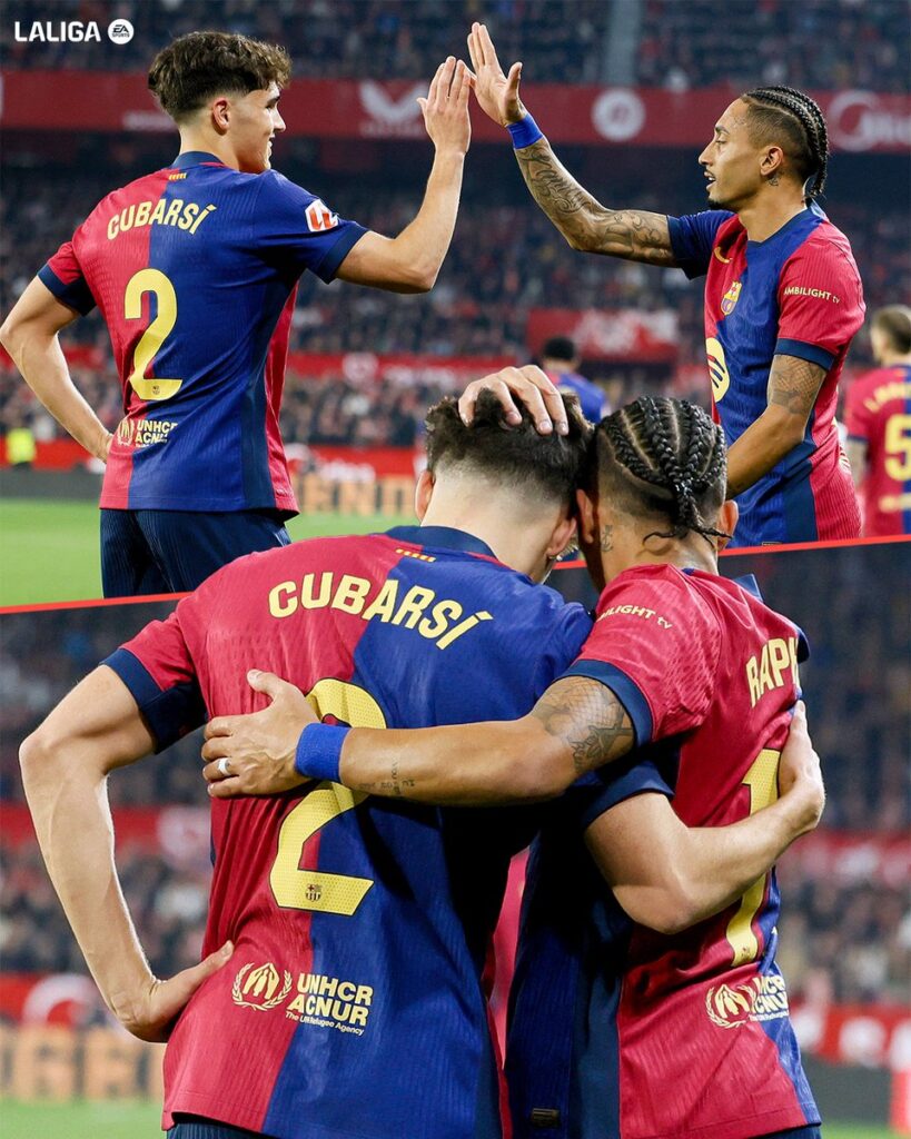 Barcelona dominated Sevilla