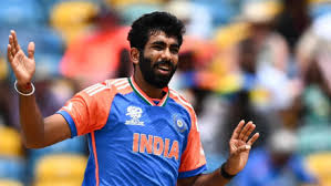 India bowler Jasprit Bumrah gesttures at a recent match in file photo. Bumrah out of India's Champions Trophy 2025 roster