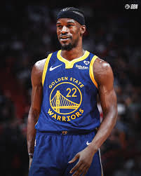 Disgruntled forward Jimmy Butler wears a Golden State No.22 jersey in a fan-made photo. Butler to Warriors, will sign USD121-million extension, say sources