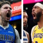 Slovenian guard Luka Doncic (left) nd American big man Anthony Davis (right) were front and center or a blockbuster NBA trade on Saturday. Doncic to Lakers for Davis in blockbuster trade