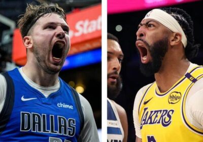 Slovenian guard Luka Doncic (left) nd American big man Anthony Davis (right) were front and center or a blockbuster NBA trade on Saturday. Doncic to Lakers for Davis in blockbuster trade