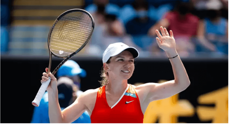 Romania's Simona Halep acknowledges cheers from the crowd at a tennis match in file photo. Halep ponders retirement due to 'serious' knee injury