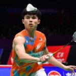 Malaysia's Justin Hoh is about to take a shot at a recent match in file photo. Malaysian shuttler claims German Open main draw, avoids qualifier