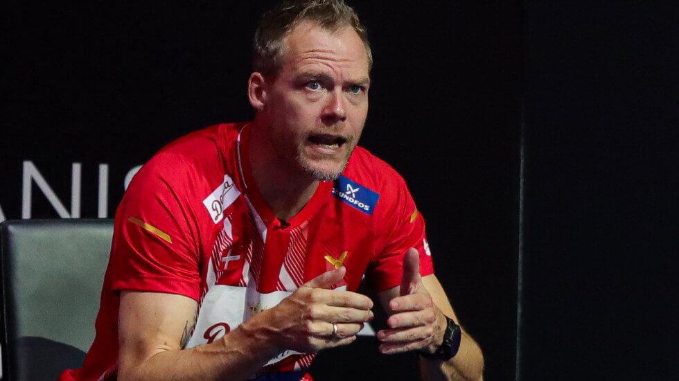 Coach Kenneth Jonassen hurls out instructions at Malaysian shuttlers in file photo. Jun Hao needs fresh approach for All England after BAMTC: coach