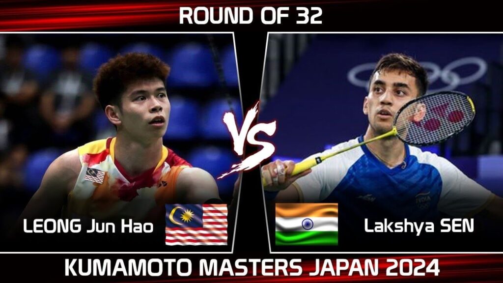 Malaysian Leong Juna Hao (left) and India's Lakshya Sen (right), at a Kumamoto Masters 2025 matchup profile, could cross paths again in Qingdao next week. India, Malaysia out to pounce on China in Asian Mixed Team C'ship