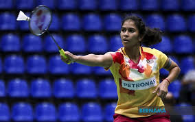 Malaysia's Letshanaa Karupathevan responds with a shot ata a recent match in file photo. Malaysian shuttler claims German Open main draw, avoids qualifier