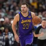 New Los Angeles Lakers guard Luka Doncic dribbles the ball in file photo. Lakers vs Mavericks offers first look of Luka against former team