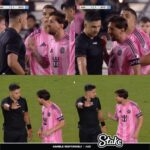 Messi swearing at Referee after Inter Miami hard-fought draw at New York City