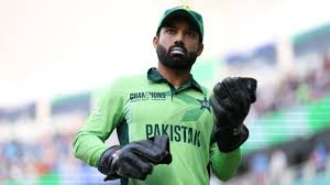 Pakistan captain Mohammad Rizwan ponders during a break of their match in file photo. Bangladesh vs New Zealand match to decide Pakistan's fate