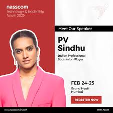 India's PV Sindhu poses as a guest speaker at the Nasscom Technology and Leadership Forum on Tuesday. Sindhu welcomes 'new learning' despite injuries, inactivity