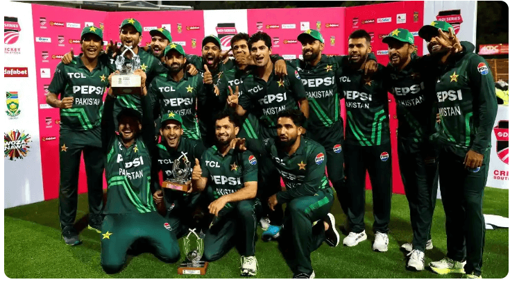 Members of the Pakistan national cricket team pose for a group picture in file photo. England, Pakistan still gets flak after Champions Trophy exit