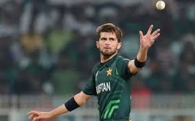 Pakistan bowler Shheen Afridi waves to the crowd at a match in file photo. Afridi falls to 5th in ICC bowling rankings, says no issue with fitness