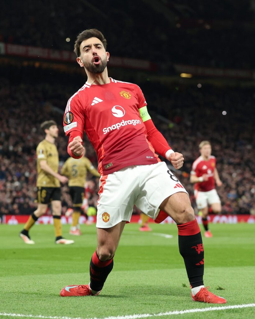 Bruno Fernandes scored a hat-trick as Man Utd beat Sociedad