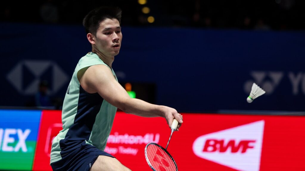 Thailand's Kunlavut Vitidsarn returns a shot in file photo. Swiss Open 2025 to feature Vitidsarn, Lakshya