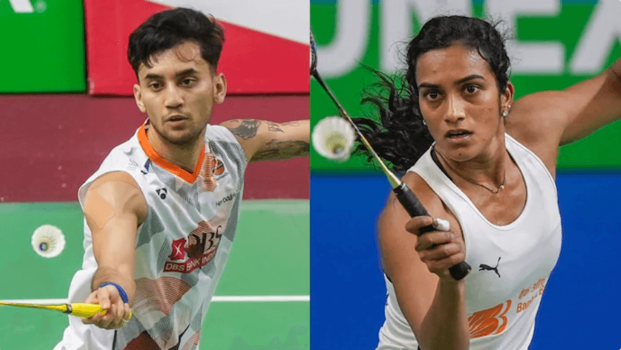 India's Lakshya Sen (left) and PV Sindhu (right) are confirmed to play at the 2025 All England Open. India's PV Sindhu attempts to take a shot at a recent match in file photo. All England Open to feature Sindhu, Sen among India's top guns