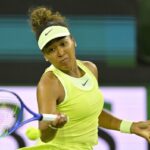 Japan's Naomi Osaka returns a shot in her return at Indian Wells on Wednesday. Osaka, Kvitova lose in Indian Wells