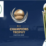 The logo of the Pakistan Cricket Board (PCB) and the International Cricket Board (ICC) are disp[layed in the Champions Trophy 2025 promotional material in file photo. PCB slams ICC for 'mismanagement' in CT2025 ceremony row