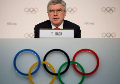 IOC president Thomas Bach speaks at a news conference in file photo. IOC backs boxing inclusion in LA 2028 Games amid past disputes