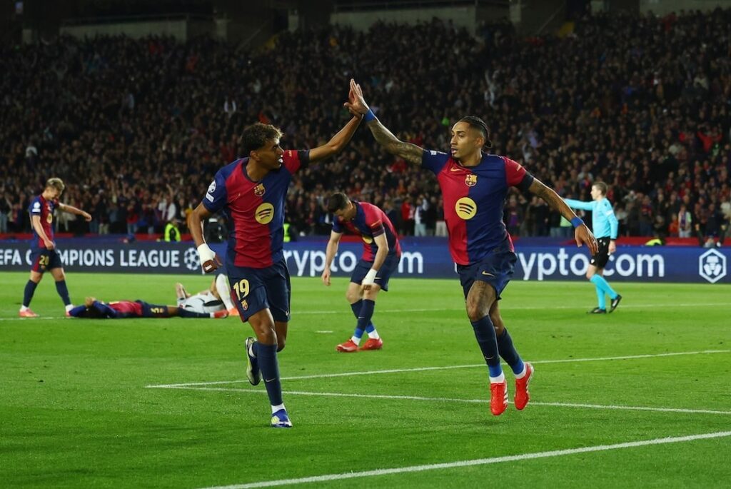 Yamal and Raphinha both got on the scoresheet, leading Barca to a dominant 3-1 win in the second leg on March 11.