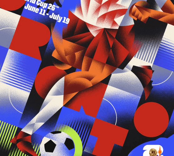 FIFA World Cup 2026 poster from Toronto-based artist unveiled