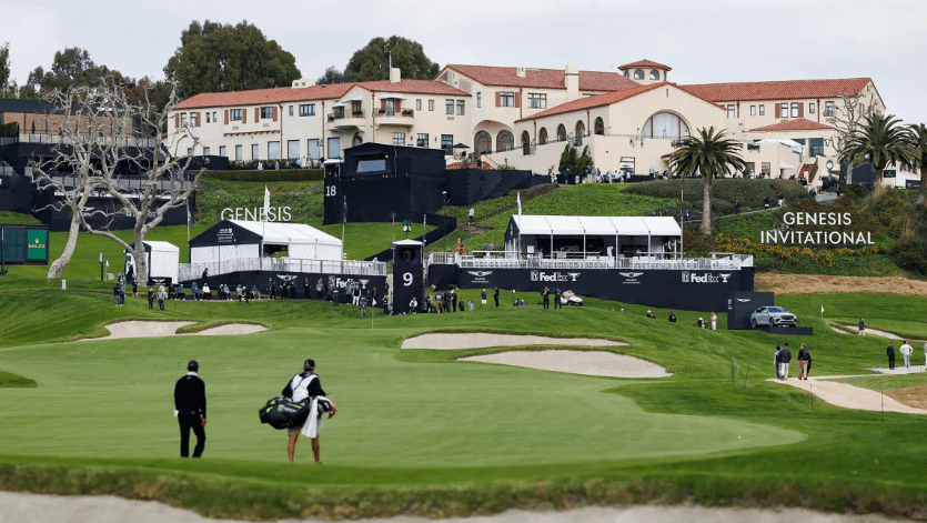 The layout of the Riviera Country Club is shown in file photo. The venue was chosen to host all golf events for the LA2028 Olympics.