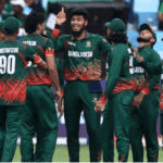 Members of Bangladesh's national men's team gather in the pitch during a match in file photo. BCB gets nod from Bangladesh govt to play cricket in Pakistan
