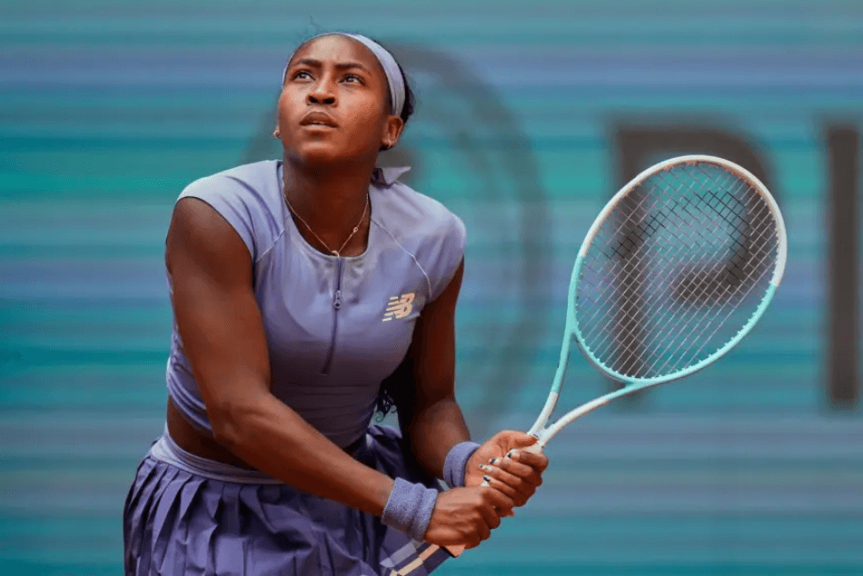 American Coco Gauff waits for the ball to return a shot in file photo. Swiatek, Gauff eye Vatican amid Italian Open stint; Kvitova wins