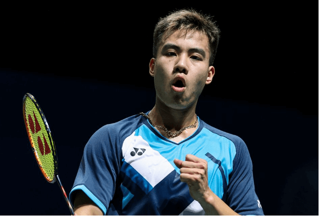 Vietnamese-born Irish shuttler Nhat Nguyen lets out a roar during a break in his recent match in file photo. Sen loses to Nguyen in Thailand Open; Kidambi misses main draw